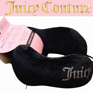 Juicy Couture Home Rhinestone Logo Eronomic Design Memory Foam Travel Pillow
